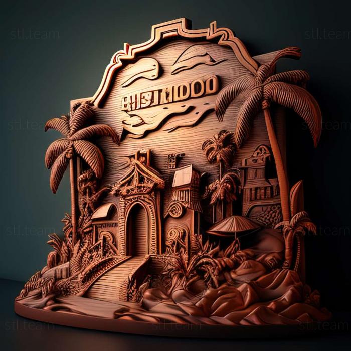 3D модель Гра Tropico Paradise Island (STL)
